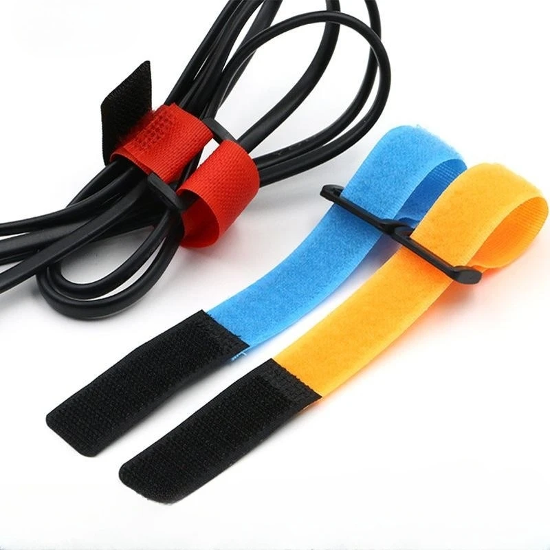 Sew On Elastic Hook And Loop Strap Anti Slip Black Color Velcroes Adjustable Garment & processing Accessories