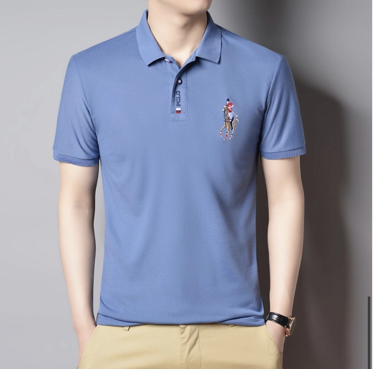 Soft Fashion Anti-wrinkle Performance Polo T Shirt Wholesale Custom Multi Color Sublimated Polo T Shirt