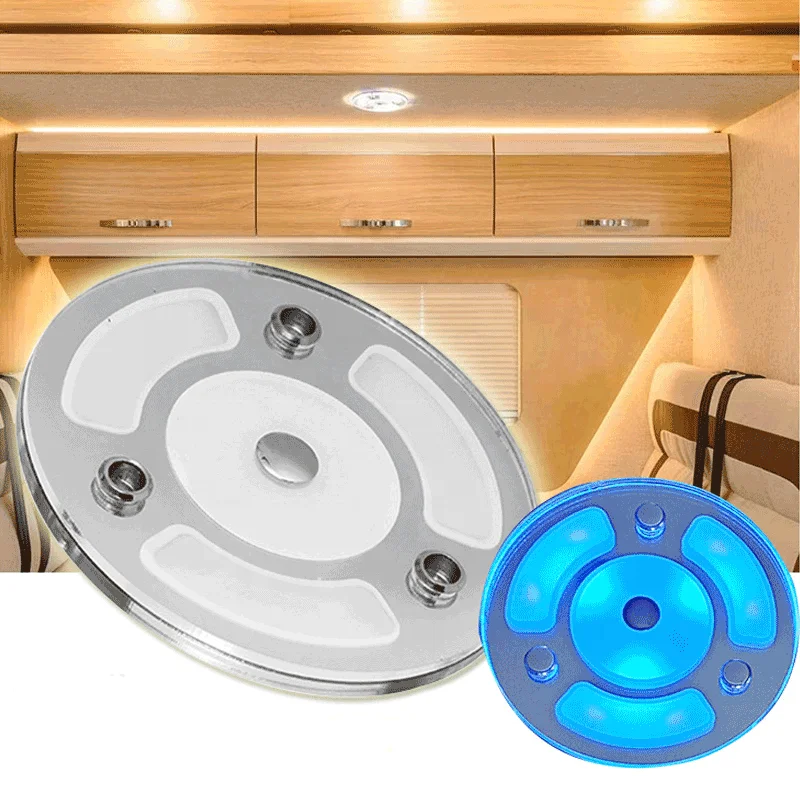 12V 24V 100 мм трогательный затемненный потолочный прожектор RV светодиодный свет