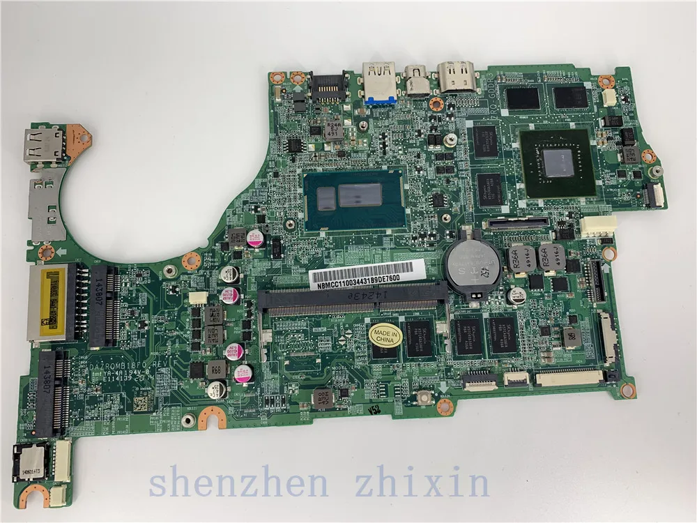 Для ACER ASPIRE V5-573 V5-573G Материнская плата ноутбука i5-4210U процессор 4 Гб оперативной памяти с GT750M