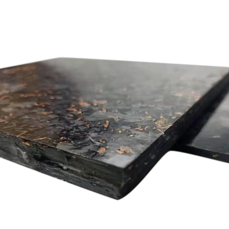 Customize forged gold foil carbon fiber sheet red copper forged composite carbon fiber plate chopper carbon fiber