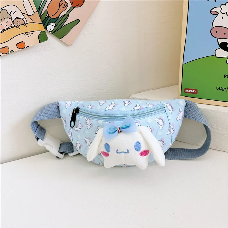 Новинка плюшевая сумка-мессенджер Sanrios с милой мелодией Kuromi Cinnamoroll мультяшная Детская сумка