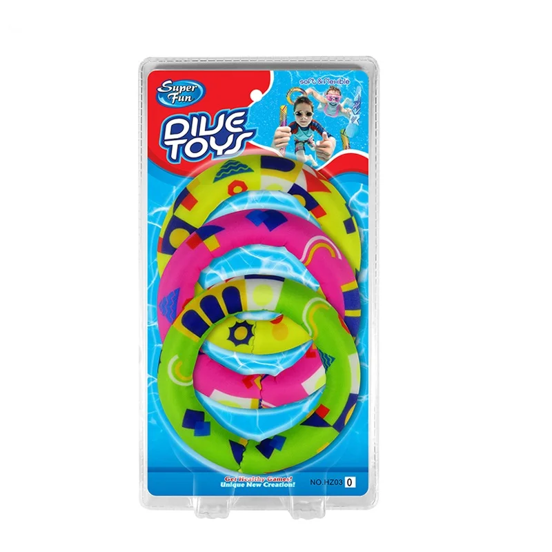 High quality Neoprene Pool Toy diving rings neoprene outdoor sport beach pool diving toys neoprene toys