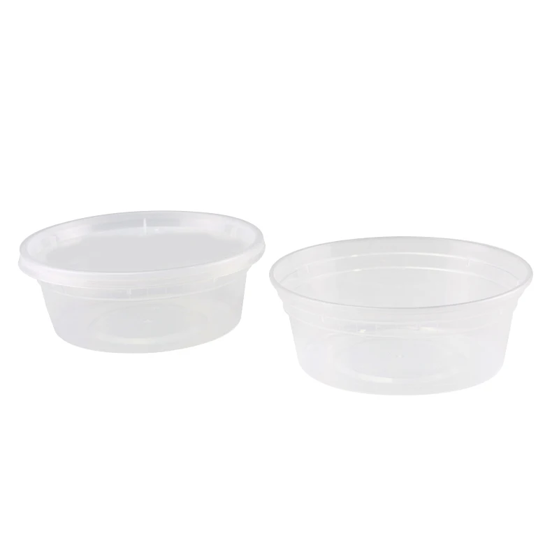 8 oz To go disposable pp deli food container PBA free  microwaveable oven cup box for package Translucent  color