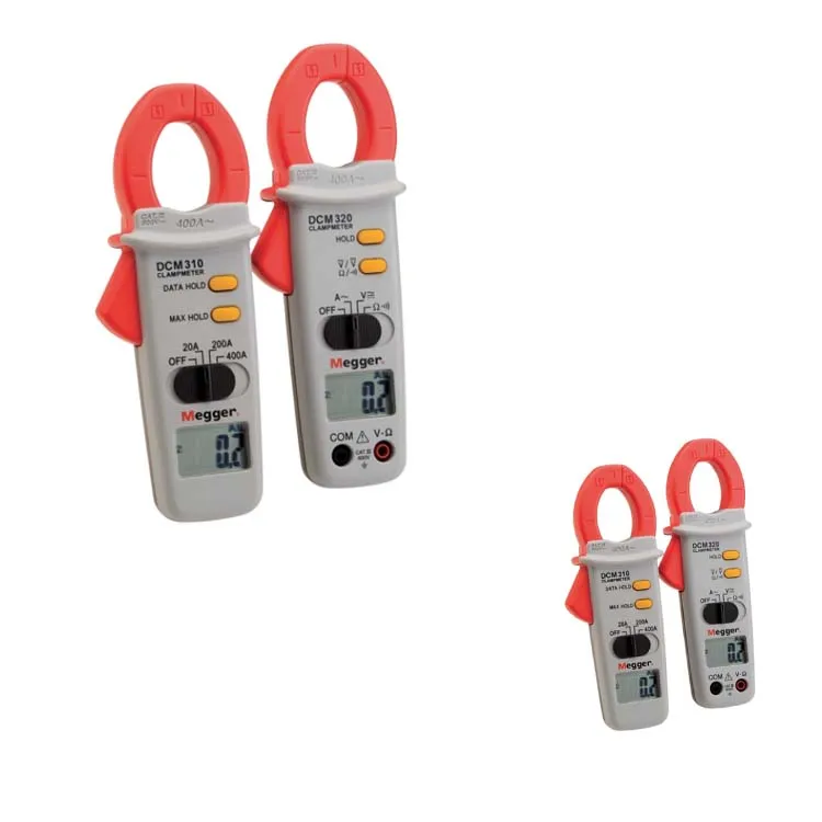 Megger DCM310 and DCM320 inspection Handheld power tester Digital clamp meter Maintenance