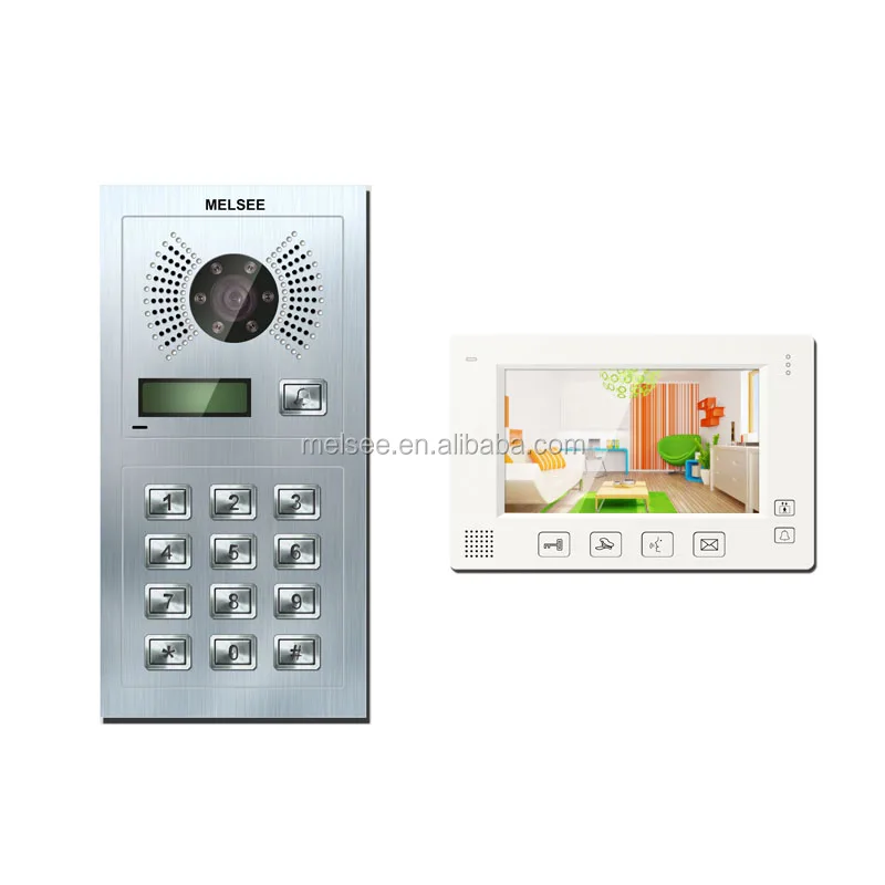 
Factory Wholesale PIR Sensor Aluminum Alloy Panel Smart Home System Security Alarm Function Door Phone 