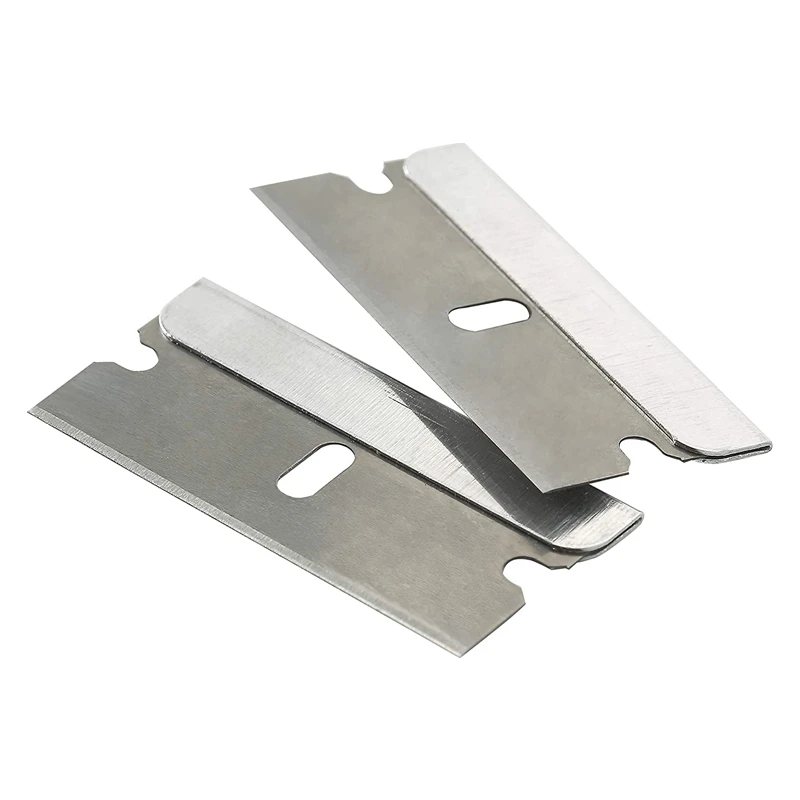 Carbon Steel Blade Industrial scraper Knife Single Edge Razor Knife for Glass Paint Oven Clean
