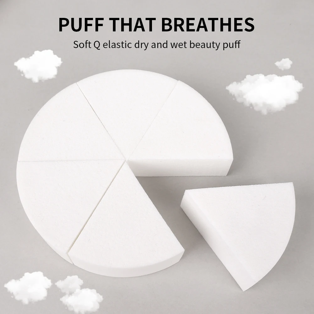 Latex Free Foam Wedges Cheapest Price Hydrophilic Make Up Sponge Non-latex Cosmetics Disposable Wedge Makeup Sponge