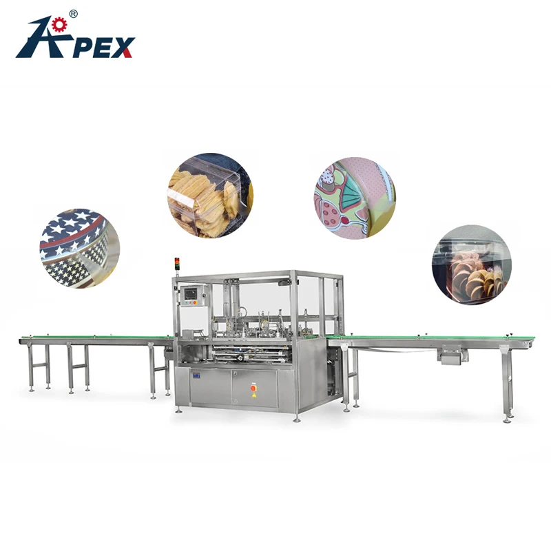 Stable Sealing Tape Rotary Edge Automatic Jar Commercial Continuous Sealing Machine