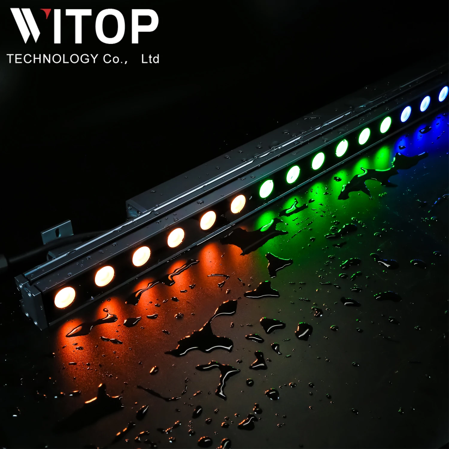 WITOP IP66 IP67 наружный алюминиевый корпус Регулируемый Линейный настенный светильник dmx светодиодные стробоскопические светильники настенные шайбы