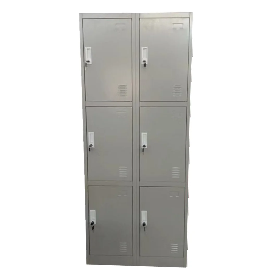 Multiple Looker Steel Storage Metal Clothes Locker with 6 Doors