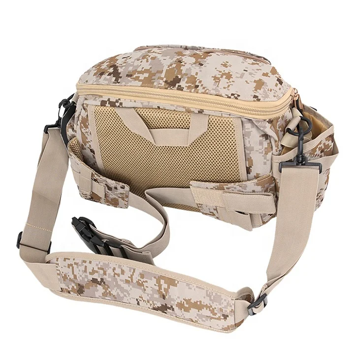 Double Safe custom Waterproof Waist Chest Bag Outdoor Hiking Fishing Tool Tactical Fanny Bags Pack For Unisex