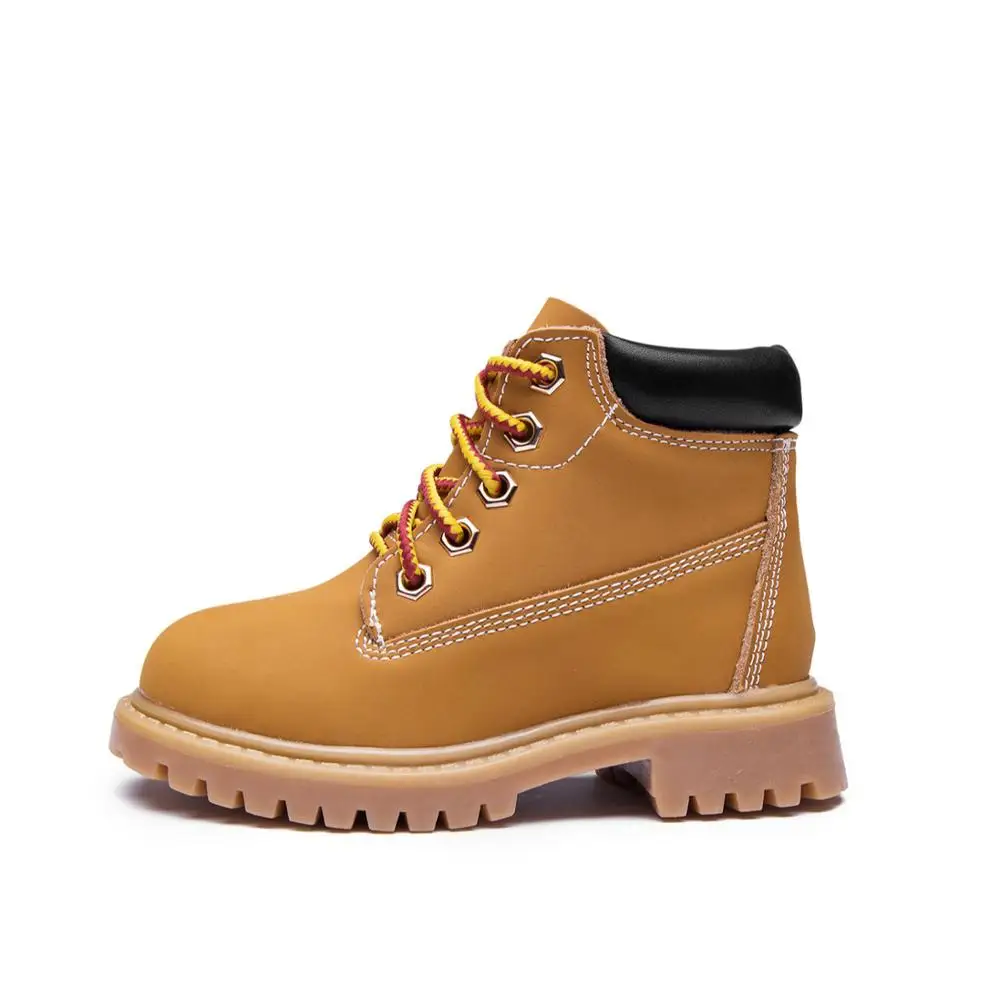 solid color autumn warm boy casual shoes girl plush snow boots teen boy windprood casual boots