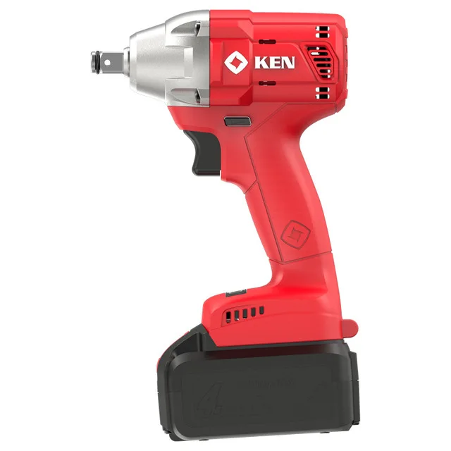 Power Torque 18V Li Ion Battery Rechargeable Brushless Cordless Electric Impact Wrench