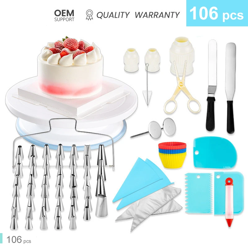106 Pcs Baking Pastry Kits Decorating Supplies Reposteria Accessories Cake Tools
