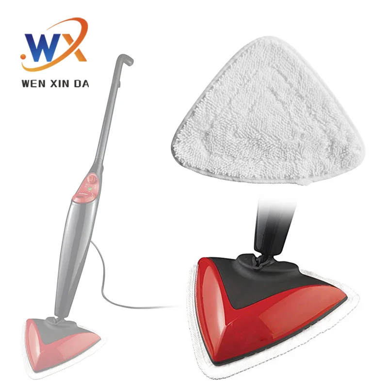 Steam Mop Pads Washable Reusable Cloth Replacement Triangle Mop Pad Cloth Cleaning Floor Tool For Vileda OCedar