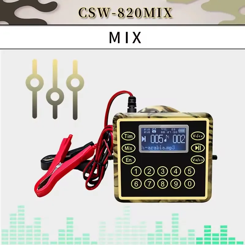 Cssiwe hot sale 80w waterproof hybrid voice electronic mp3 bird call duck hunting