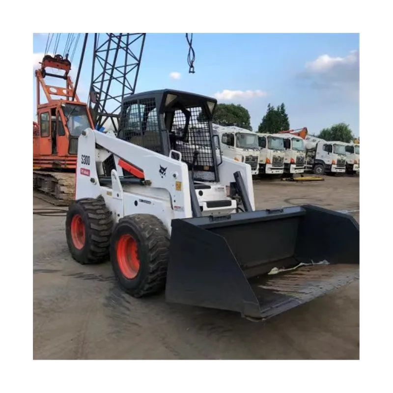 Used Mini Skid Steer Loader Bobcat s300 Wheel Small Skid Steer Loader Second hand Loader Bobcat S300