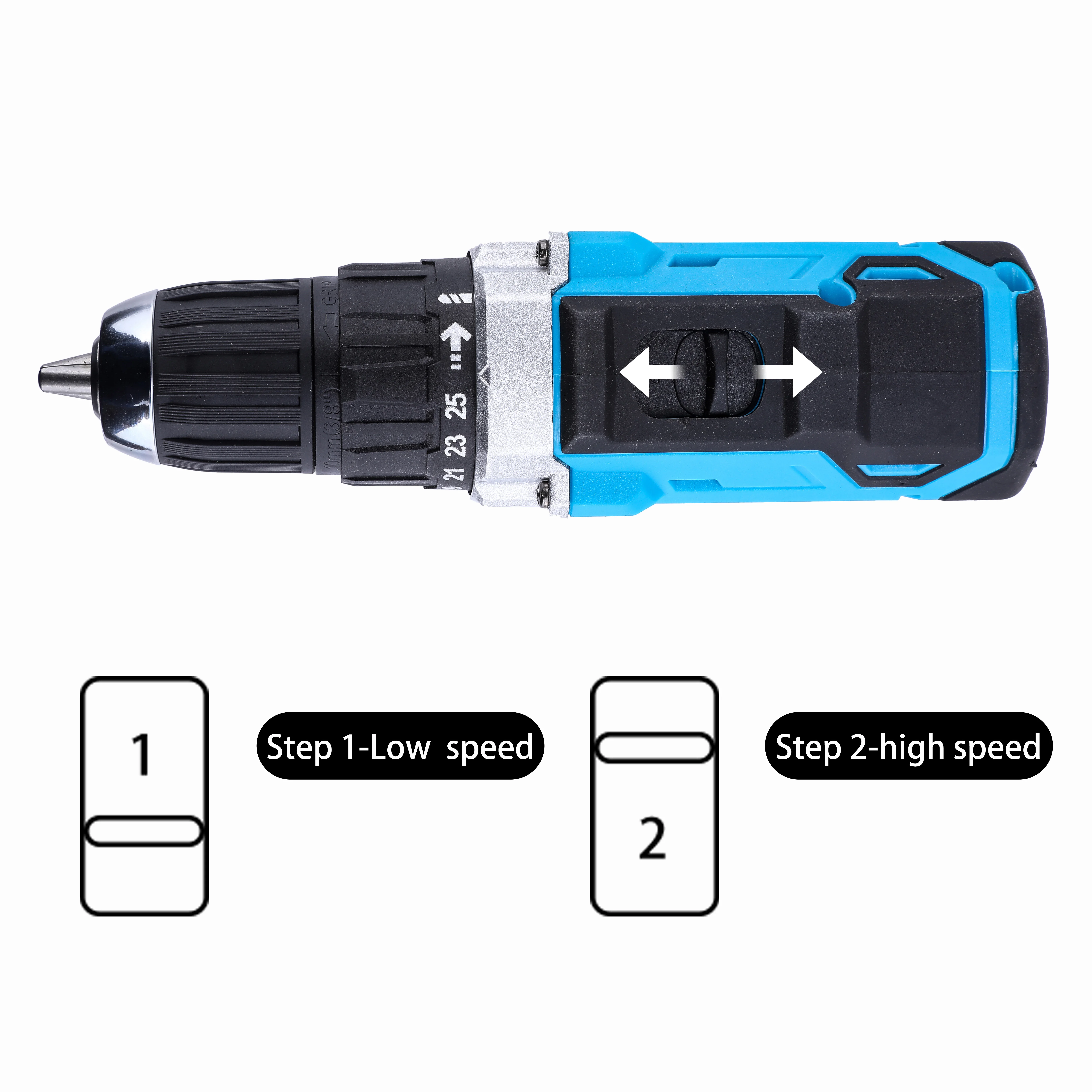 
XINYIHUA 21V 31N.m Screwdriver Cordless Drill Mini Lithium Battery Drill Keyless Chuck Power Driver Drill 