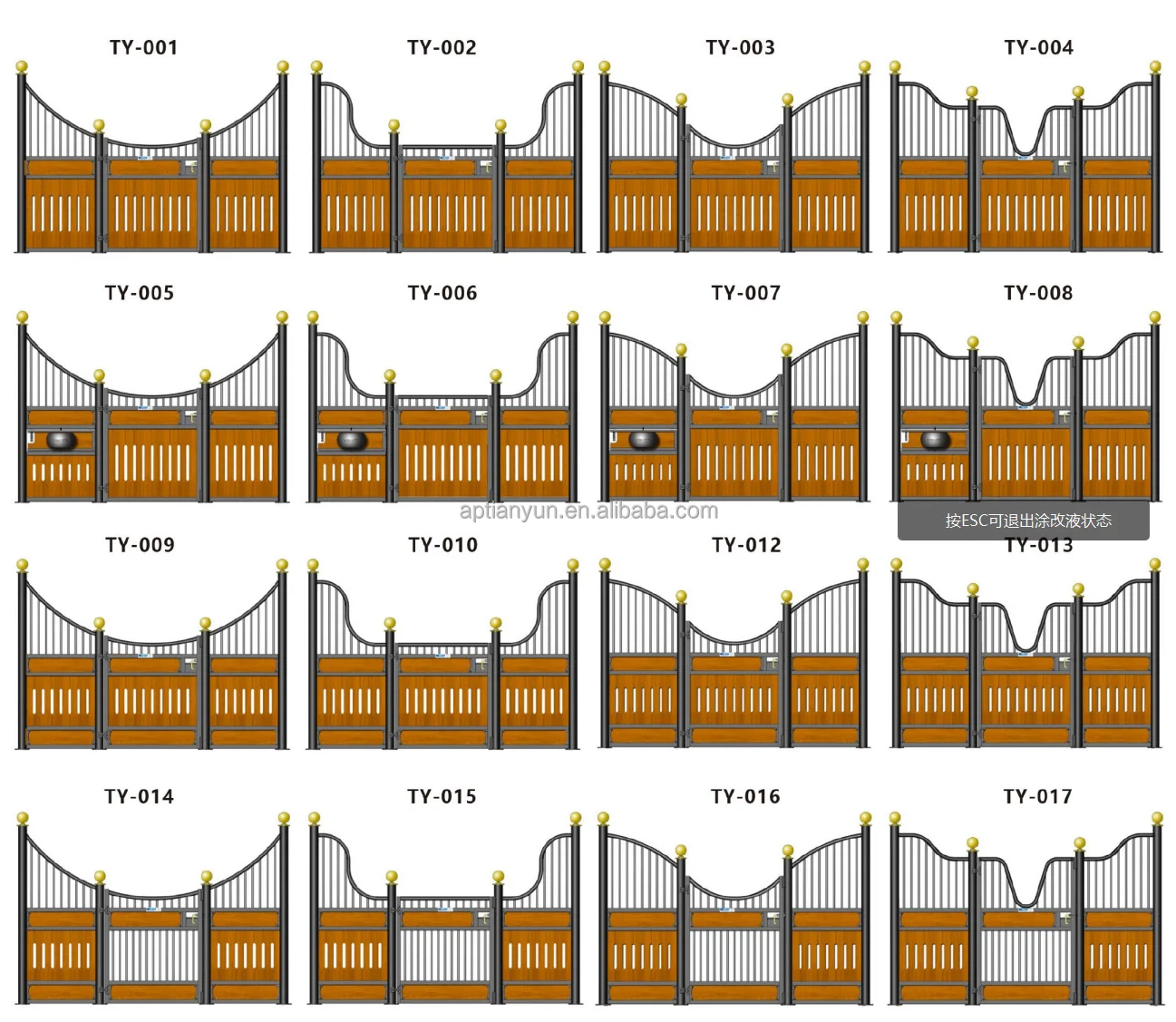 Tianyun Canada Professional European stable for hobby horses wooden bamboo 3m 3.5m 3.6m 4m portable horse stable equipment