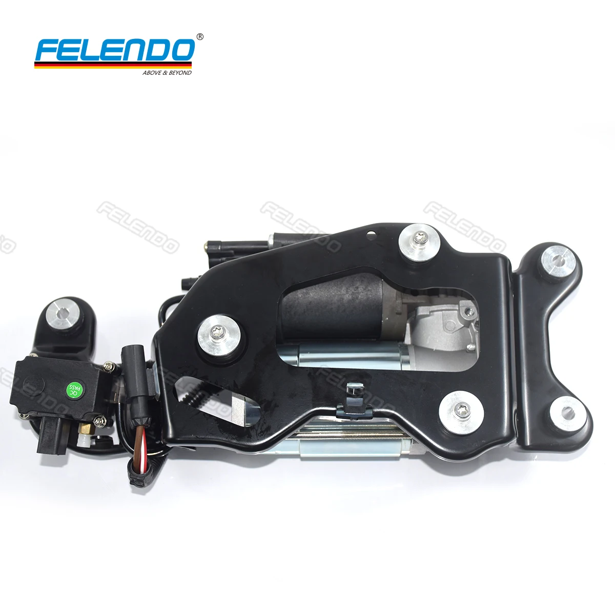 FELENDO Air Suspension Pump 37206850555 w Valve Block for BMW X5 X6 F15 F16 Air Suspension Compressor 37206868998 37206875177