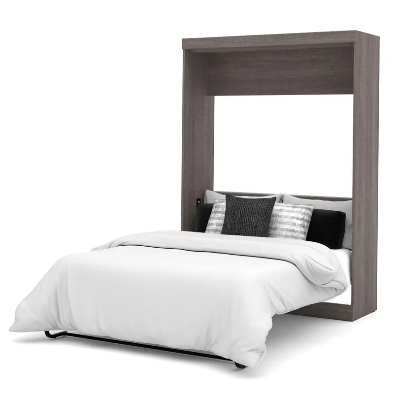 European American Style King Queen Size Space Saving Wall Murphy Bed
