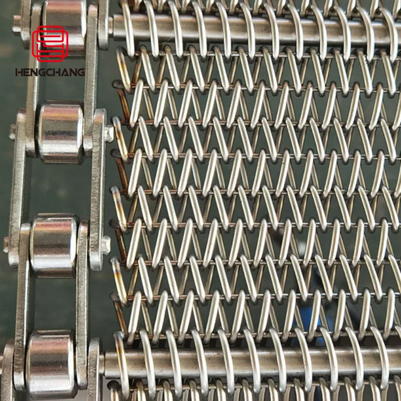 SS304 stainless steel chain spiral  1m 1.2m 1.5m wide metal balance  belt Conveyor