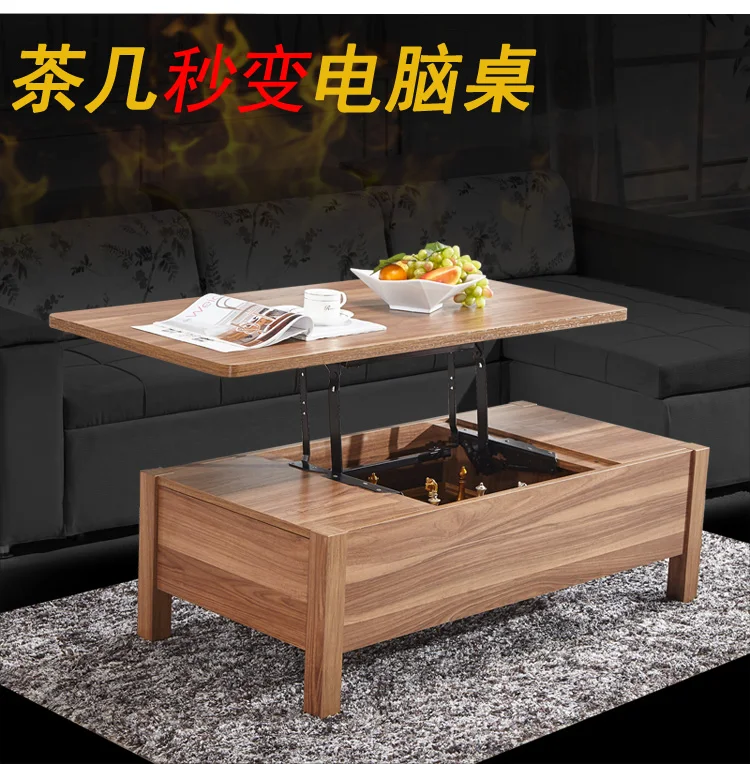 Furniture Design Hardware Hinge Adjustable Table Transformer Lift Top Coffee Tables with Storage Frame Mechanism with Gas Piston