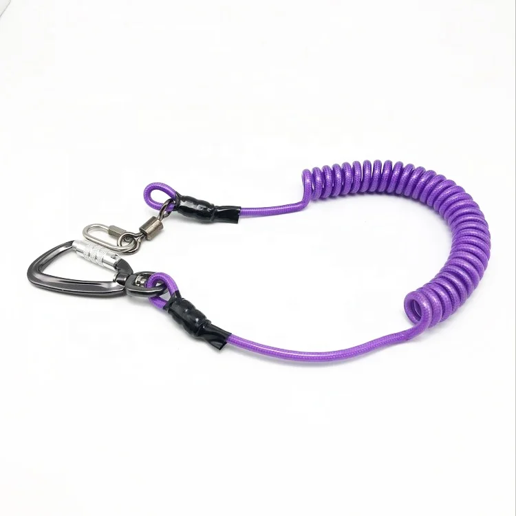 
2M Tool Safety Rope With Swivel Twistlock Carabiner 