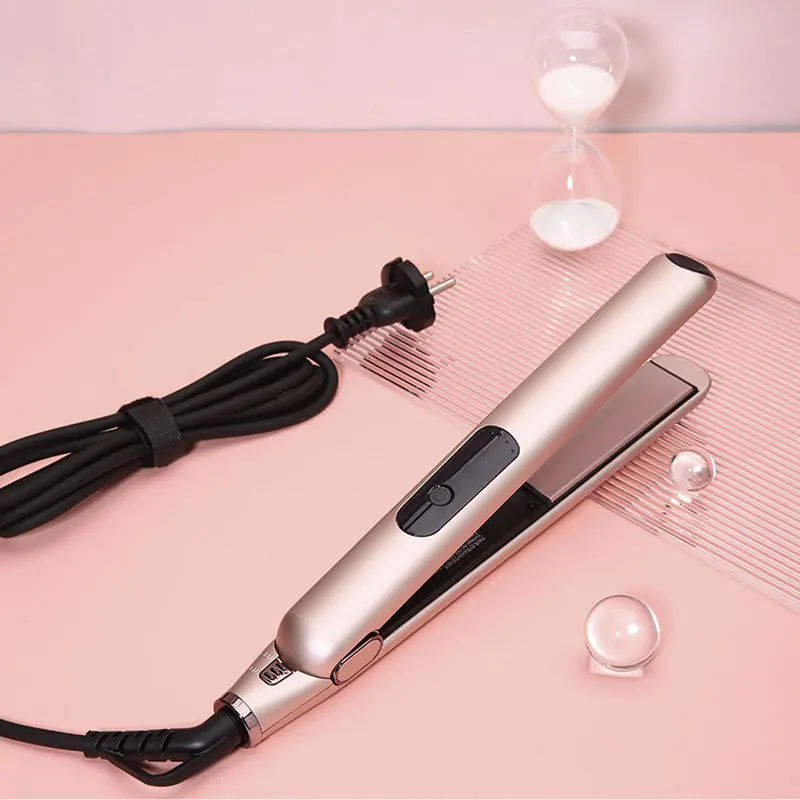 Professional PTC hair straightener with lcd flat irons wholesale private label customize hair straightener