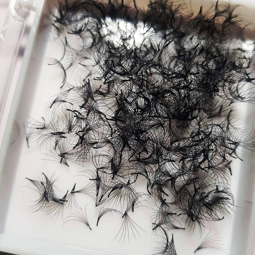 Loose Premade Fans Sharp Long Stem Premade Loose Volume 10D Loose premade volume fans