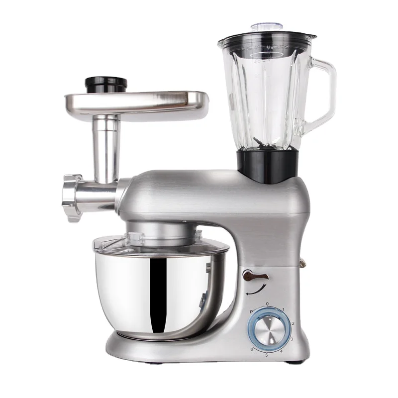 Big Power Blender Food Processor For Commercial Use Kitchen Robot 5 In 1 Beater Stand Hand Mixer