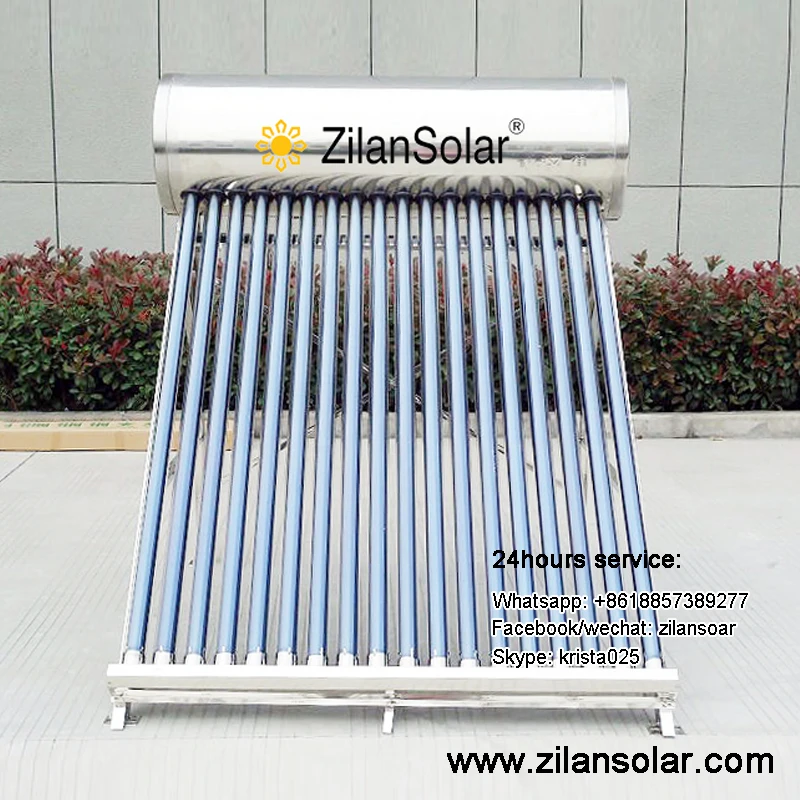 SUS304 stainless steel glass tube hot water heater/ solar power system (60453263774)