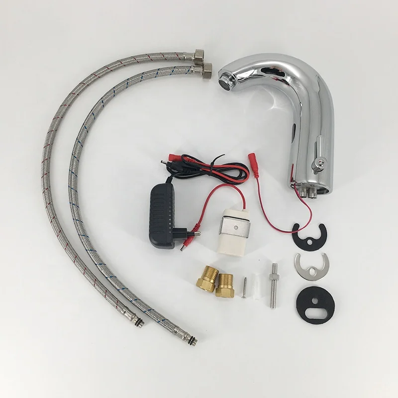 wholesale hot and cold water AC&DC 6V infrared automatic sensor faucet