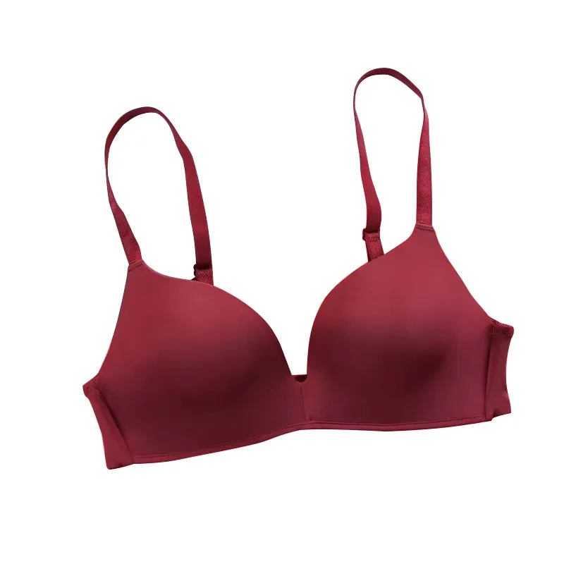 Girls Ladies Brief Lingerie Bra Women Seamless Bra Water Bra Nylon Cotton Breathable Plain Dyed Anti-static Solid