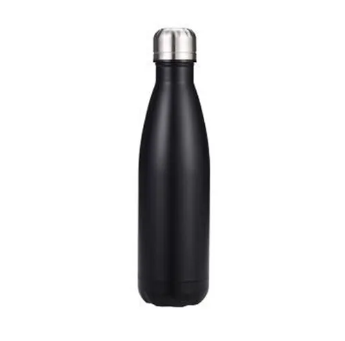 Vacuum Thermos Chilly Water Bottle in Bulk Rose Gold Cola Shaped Stainless Steel 17oz Sport Applicable for Boiling Water Support