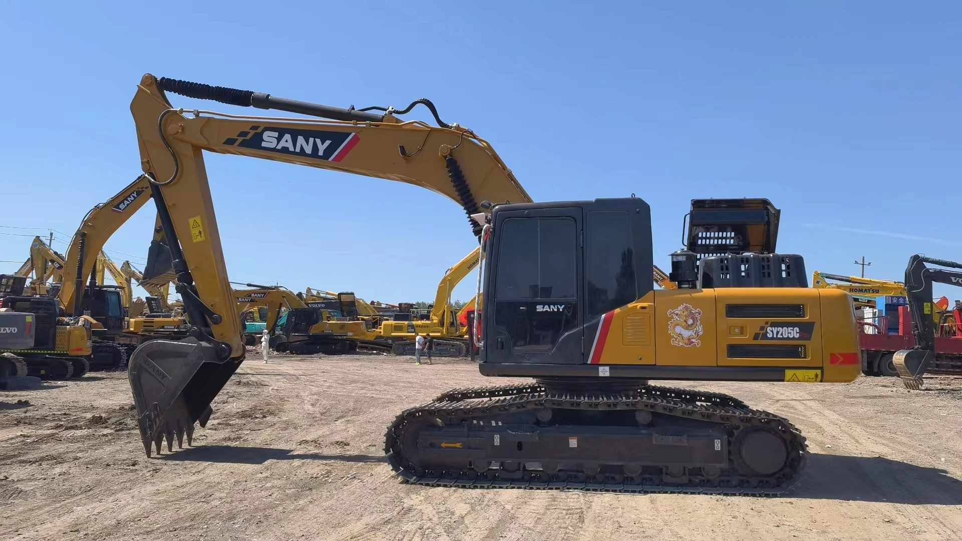Original Chinese brand high quality 20TON 21TON SANY SY205C excavator for sale 21 tons excavator