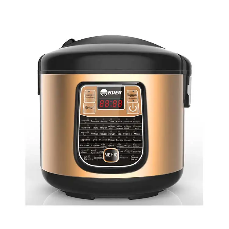 KUFU 2022 New Style Multifunction Drum Rice Cooker Kitchen Non Stick 4/5/6L Automatic Big Digital Rice Cooker For Household