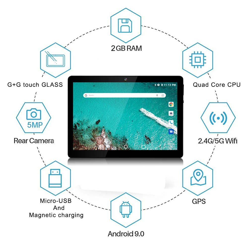  2020 новый oem 10-дюймовый планшет для обучения детей 2 гб озу 32 пзу 3G sim Android 9 0 +