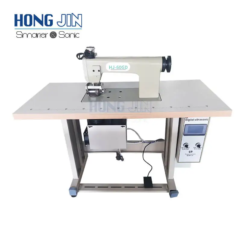 Ultrasonic Sewing Machine for Fabrics Plastic Welding/Cutting/Slitting/Embossing/Sealing