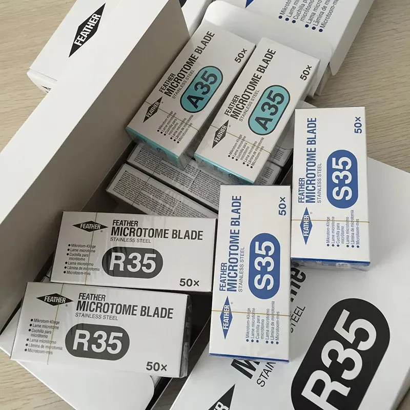 Disposable Microtome Blade Feather S35 S35/R35/N35  Microtome knife price