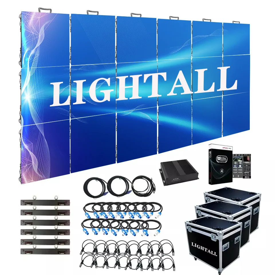 Turnkey LED Video Wall P2.6 P2.9 P3.9 LED Screen Rental Events Stage Background LED Display Panel LED Screen