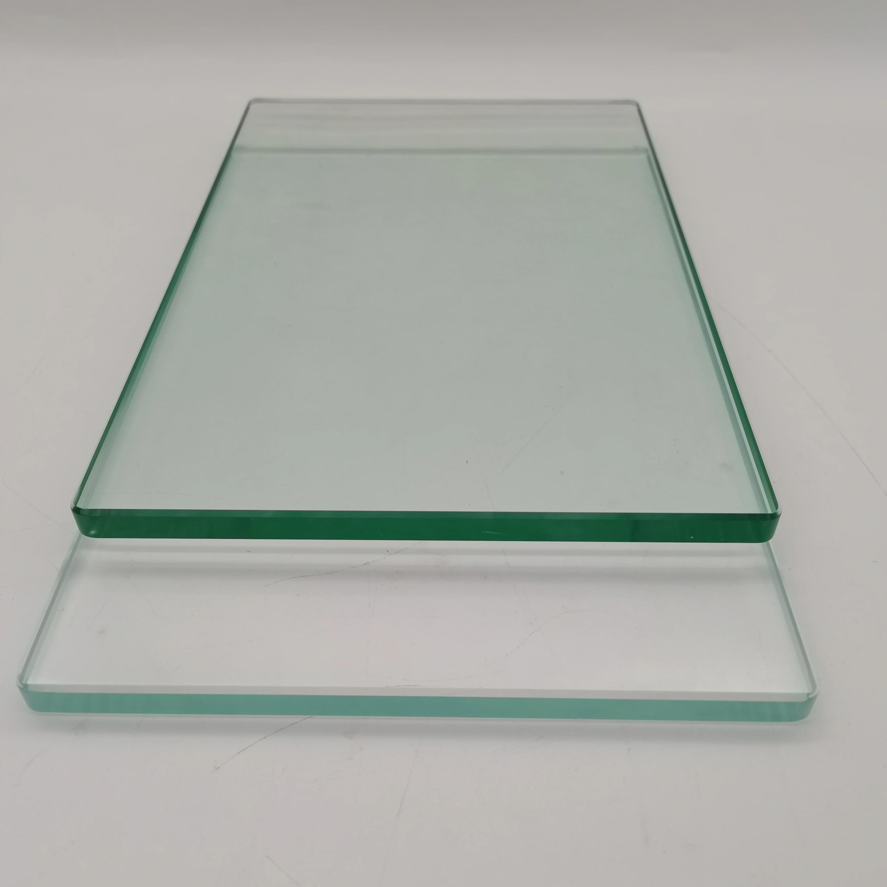 Factory price High quality Hot sale 6mm 10mm 12mm Ultra white laminated Tempered glass for decoration commercial building Door