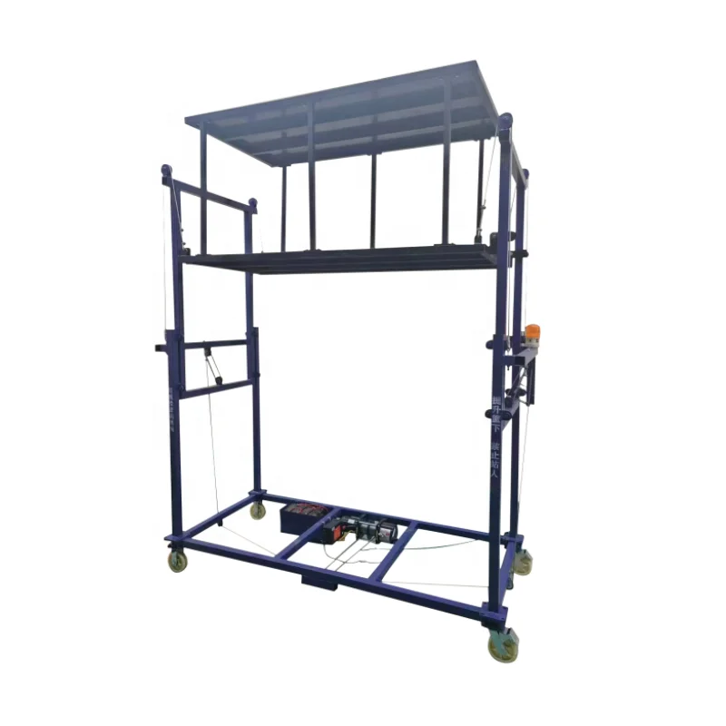 Пульт дистанционного управления небольшая электрическая гидравлическая подъемная платформа мини-домашняя Мобильная ножничная гусеничная самоходная