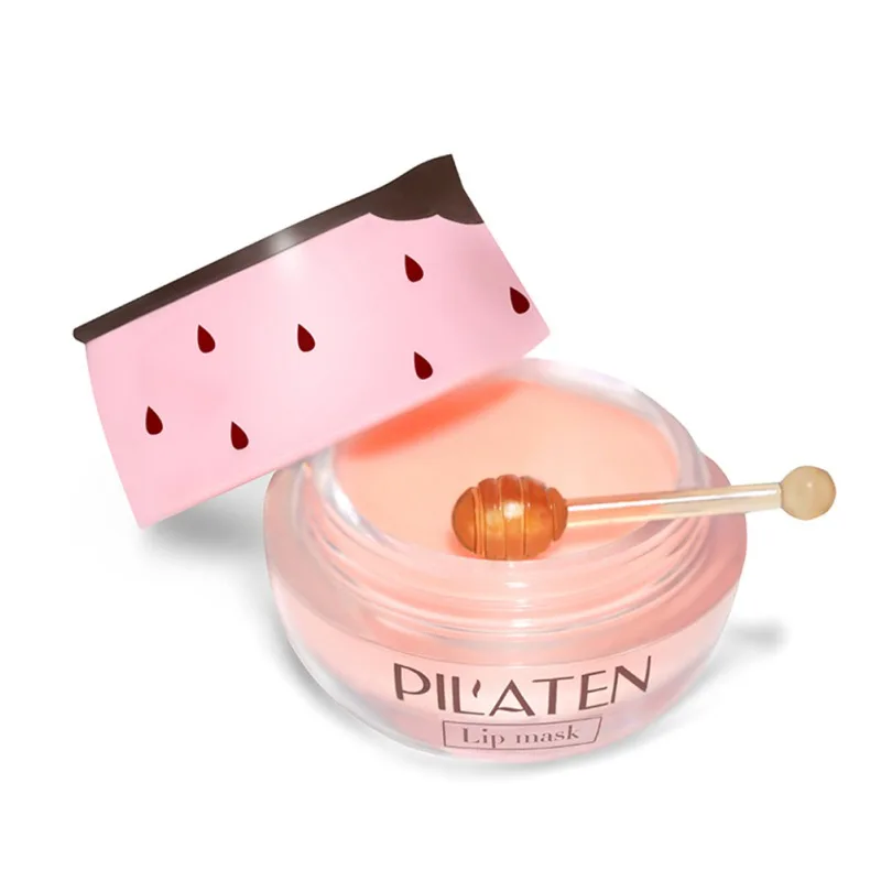 Organic Rose Collagen Sleeping LipMask Pink Strawberry disposable lip face mask laneige lip sleeping mask moisture lip mask