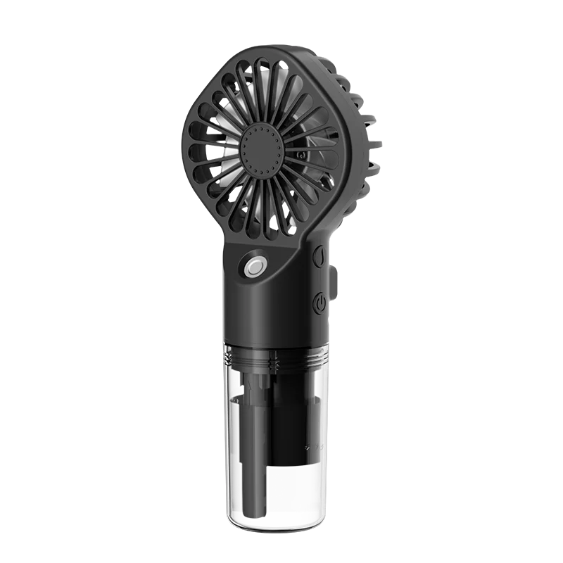 Hot Sale Hand Held Usb Rechargeable Water Portable Mist Fan With Spray