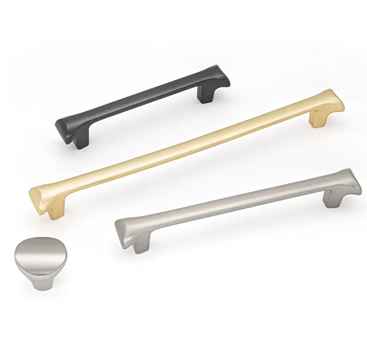 Роскошная современная простая Золотая Ручка для кухонного шкафа, ящика, мебельная фурнитура, ручки для спальни, комода