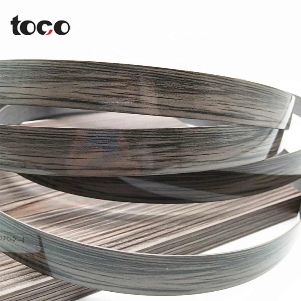Кромкооблицовочная лента TOCO из ПВХ и АБС однотонная высокого качества
