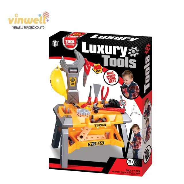 Factory Price Children Play House Tool Play Set Toy Tool Truck Toy