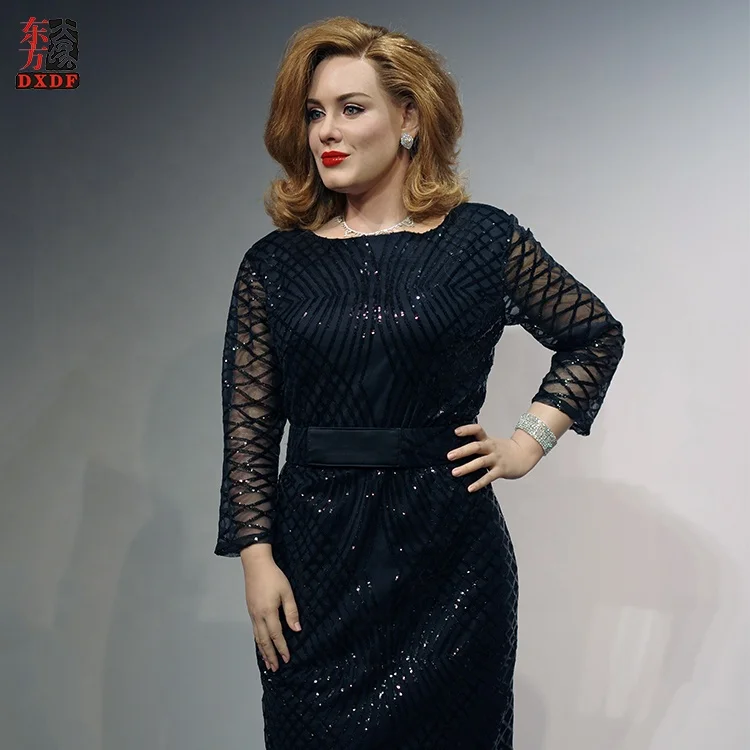 Британский певец Adele полноразмерная силиконовая восковая фигурка Life